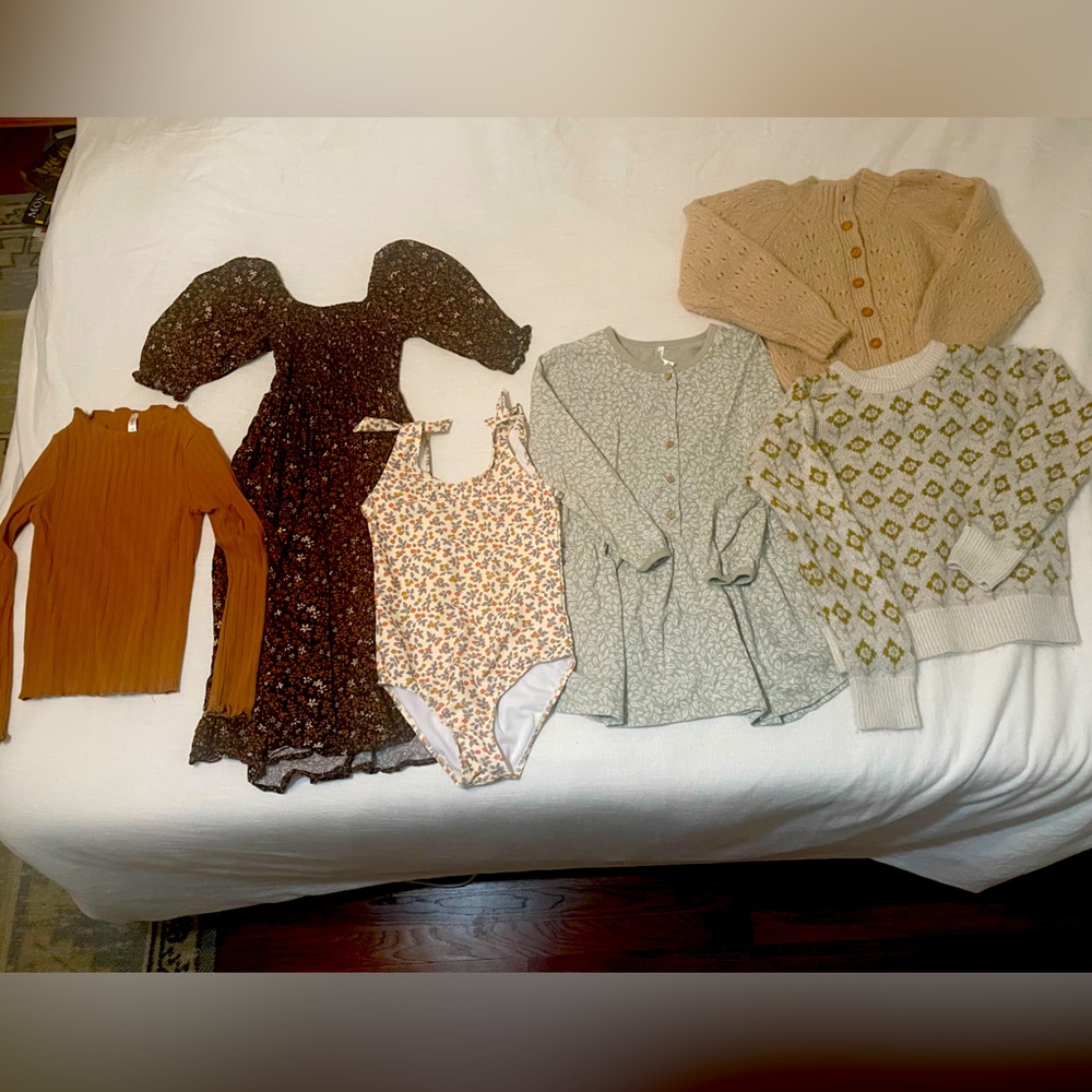 Six Riley & Cru pieces for girls, size 6-7!